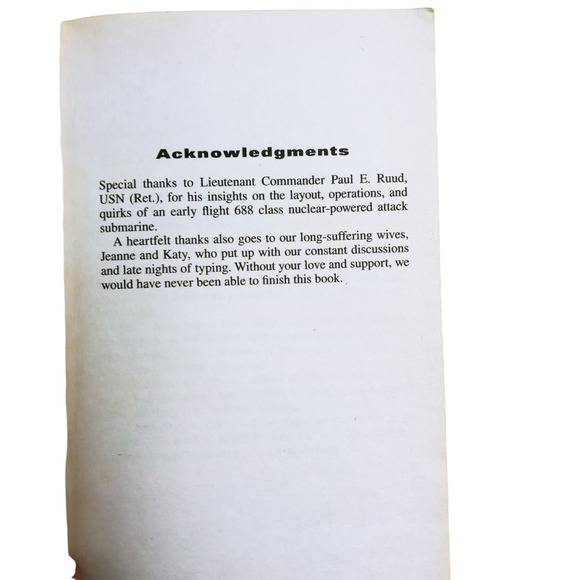 Dangerous Ground Nuclear Capability Submarine Memphis Russian Arctic Ocean Book - Picture 4 of 8